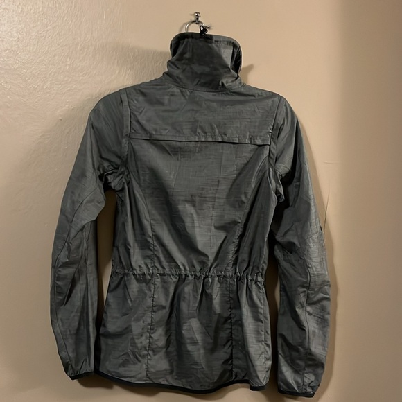 Nike Gray High Collar Lughtweight Jacket Convertible Vest XS - Picture 6 of 16